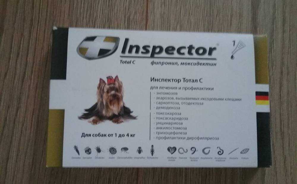 Капли инспектор для собак