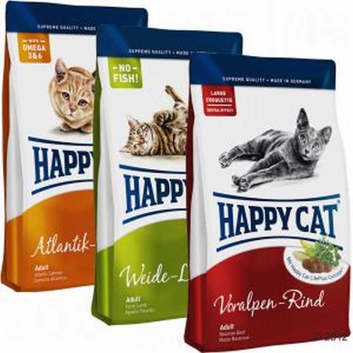 Корм хэппи кэт (happy cat) для кошек | состав, цена, отзывы