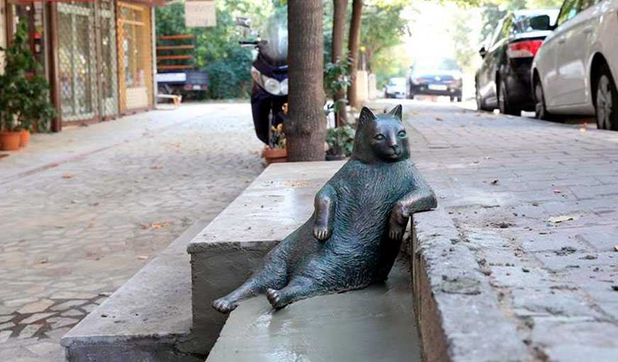Памятники котам и кошкам в петербурге