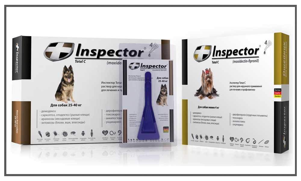Инспектор капли для собак: инструкция по применению | отзывы, цена