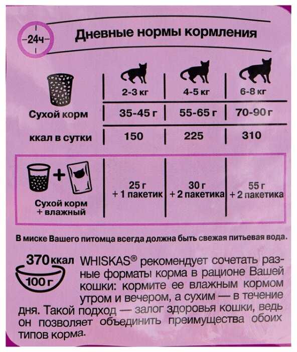 Сколько сухого корма можно давать в день кошке или коту: суточные нормы, рекомендации по кормлению,как отмерить порцию