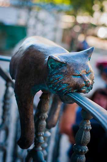 Памятники кошкам с необычной историей